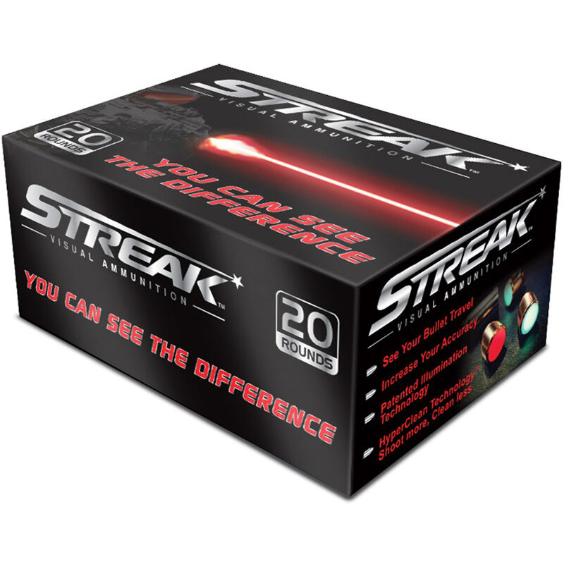 Ammunition Ammo Inc. 9115TMC STRK RED 9mm Streak 9 mm Luqer 115 qr Total Metal - Red